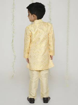 Kid1 embroidered sherwani set 2