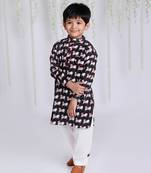 Kid1 animal print kurta pajama