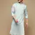 Sanwara men's trendy motifs printed cotton stylish kurta-3115