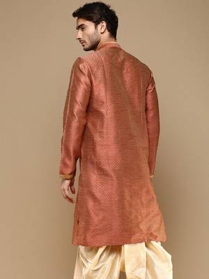 Unleash your style with men's jaquard designer kurta by sanwara-656 3