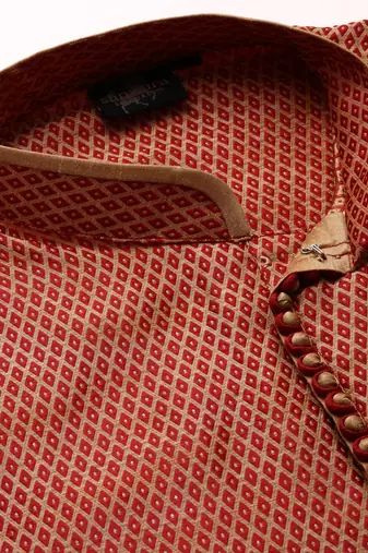 Unleash your style with men's jaquard designer kurta by sanwara-656