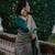  Green Color Silk Blend Sarees With Blouse