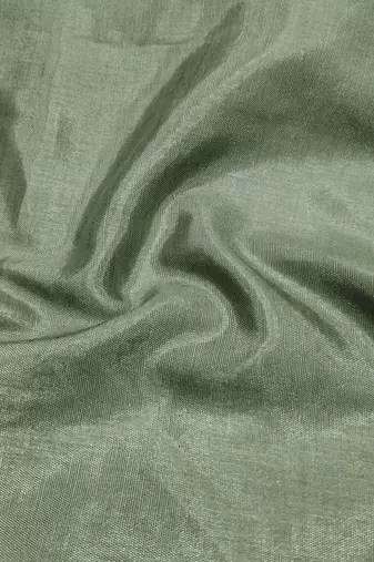 Women's sea green banarasi jari weaving work organza jacquard dress material