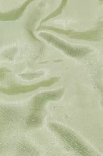 Women's sea green hand work organza dress material