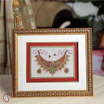 Hand Painted Kundan Work Hanging 1