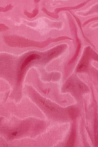 Women's pink heavy sequence and hand work pure organza dress material