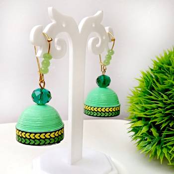 Quilled hanging  jhumkas 2 1