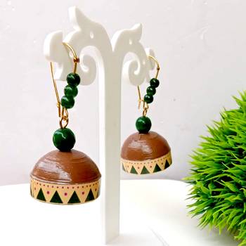 Quilled hanging  jhumkas 3 1