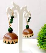 Quilled hanging  jhumkas 3