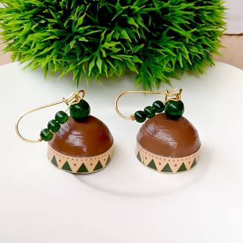 Quilled hanging  jhumkas 3 2