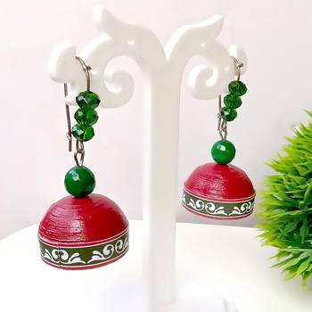 Quilled hanging  jhumkas 4 1