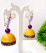 Quilled hanging  jhumkas 5