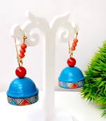 Quilled hanging  jhumkas 8
