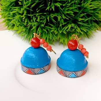 Quilled hanging  jhumkas 8 2