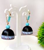 Quilled hanging  jhumkas 9