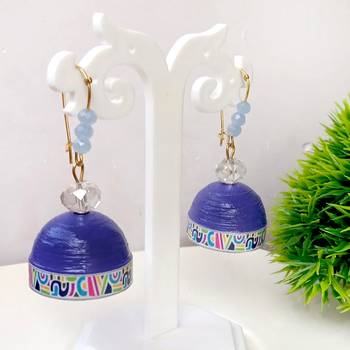Quilled hanging  jhumkas 12 1