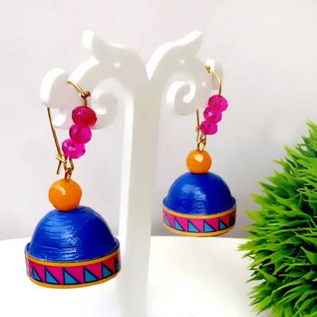 Quilled hanging  jhumkas 14 1
