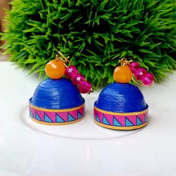Quilled hanging  jhumkas 14 2