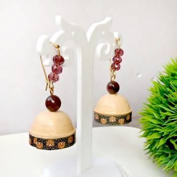 Quilled hanging  jhumkas 17 1
