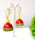 Quilled hanging  jhumkas 18