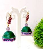 Quilled hanging  jhumkas 19