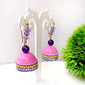 Quilled hanging  jhumkas 21 1
