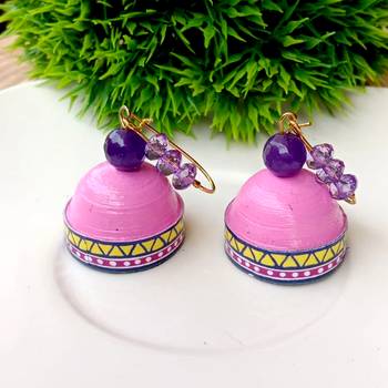Quilled hanging  jhumkas 21 2
