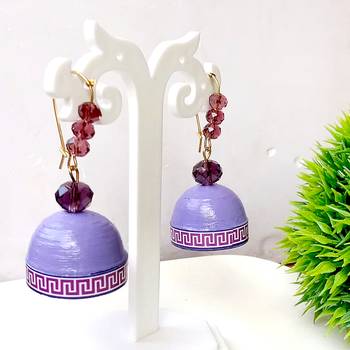Quilled hanging  jhumkas 23 1
