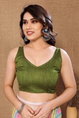 Multi Colour Ready To Wear Georgette Fabric Saree WITH UN-STITCHED BLOUSE 5
