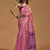 Pink Weaving Work Handloom Silk Blend Saree