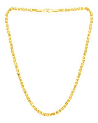 Brass gold plated classic link chain 3