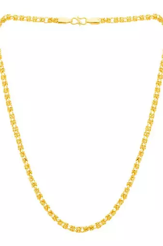 Brass gold plated classic link chain