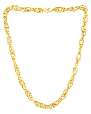 Brass gold plated classic link chain 3