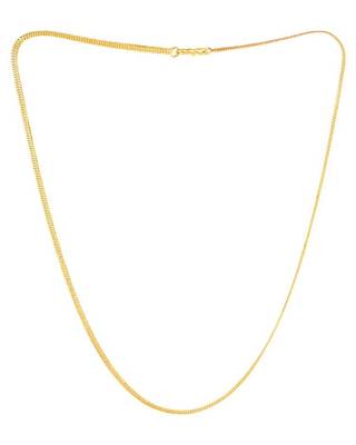 S-hook closure gold plated chain with textured detail 3