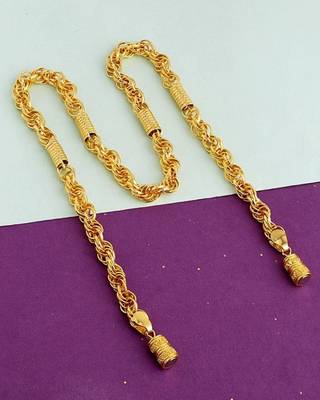 Classic gold plated chain with magnetic lock 1