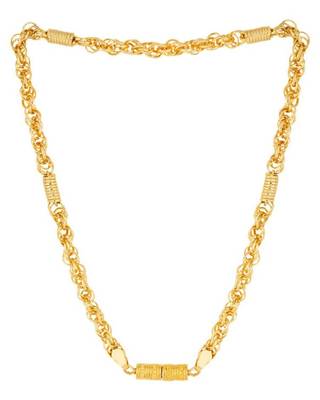 Classic gold plated chain with magnetic lock 3