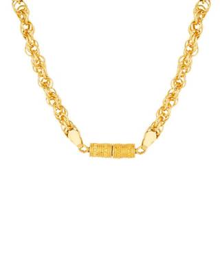 Classic gold plated chain with magnetic lock 4