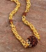 Classic chain with rudraksha chain