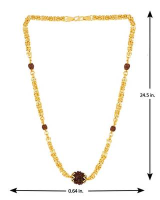 Classic chain with rudraksha chain 2