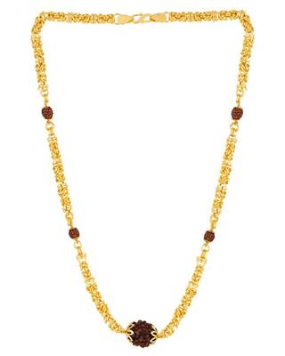 Classic chain with rudraksha chain 3