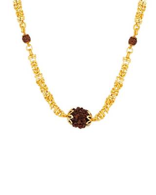 Classic chain with rudraksha chain 4