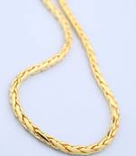 Brass gold plated classic link chain