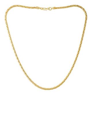 Brass gold plated classic link chain 2