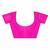 Kimisha women's rani pink georgette sequence saree with unstitched blouse piece