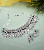 Green ad mango leaf bridal necklace set