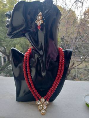 Rozemili pearl  necklace set 2