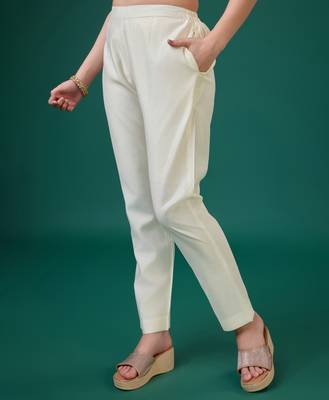  off-white chanderi silk bored schiffli embroidered chikankari kurta with pant & dupatta 6