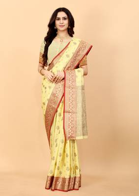 Yavira Silk Yellow Amazing Ethnic Wear Silk Tredtional Sarees 2