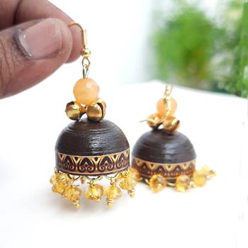 Quilled jhumkas qjch6 2