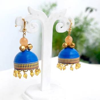 Quilled jhumkas qjch8 1